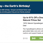 Dear Earth: Happy 400th Birthday! Love, Groupon.