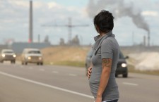 Eriel Daranger, one of ELEMENTAL's three very human subjects, during the Tar Sands Healing Walk.