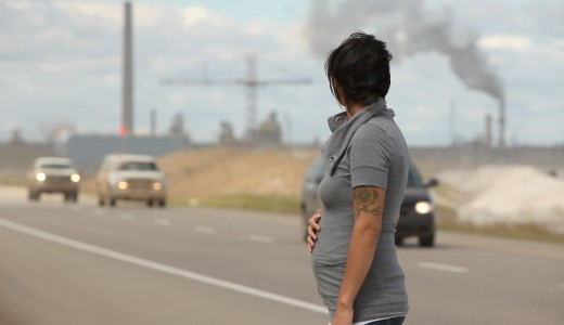Eriel Daranger, one of ELEMENTAL's three very human subjects, during the Tar Sands Healing Walk.