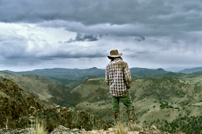 Image by Stephen Brooks. Increasing periods of drought in the American West have raised concern among those dependent on the land. Nathan, a young rancher in Eastern Oregon, awaits the building clouds with hope that they may bring a much-needed spring rain for the parched soils.