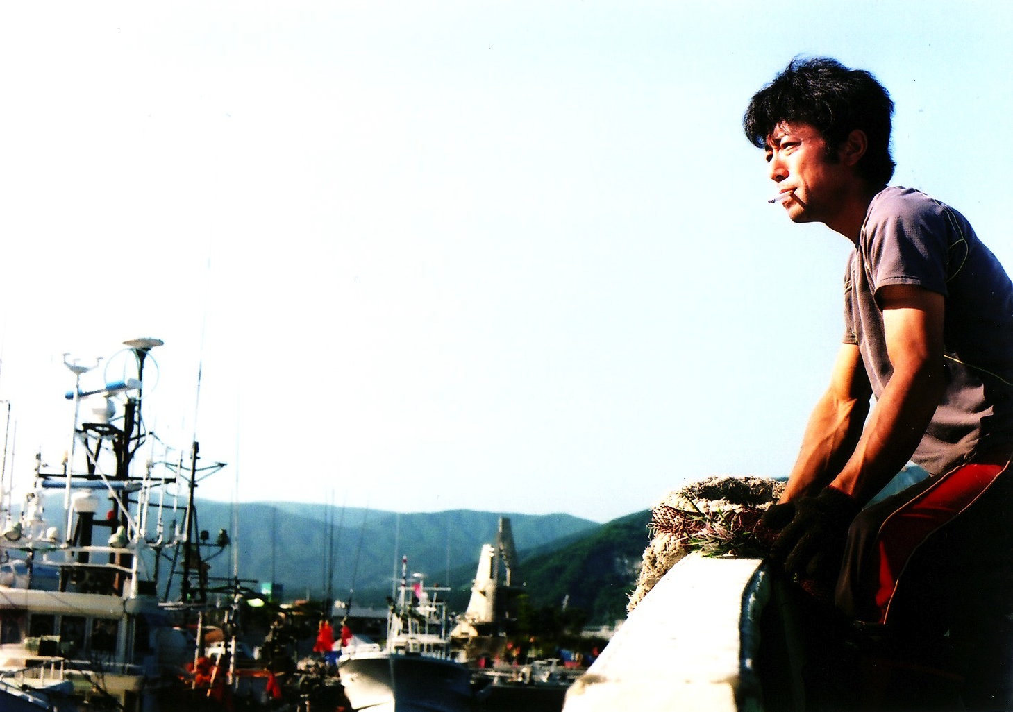 Chiba-san’s chief engineer, who saved his captain’s boat – and life – by preparing the ship for departure immediately after the earthquake. (photo by Daniel Hoshizaki)
