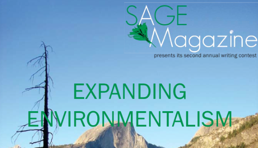 Announcing Sage’s Second Annual Young Environmental Writers Contest