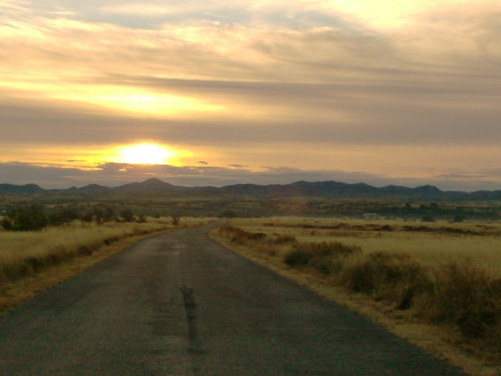 Sunset in southern Arizona.  Photo credit: Alycia Parnell.  