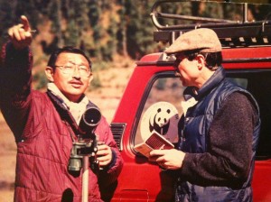 Benji and Bruce Bunting, president of the Bhutan Foundation. Photo courtesy of Dasho Benji.