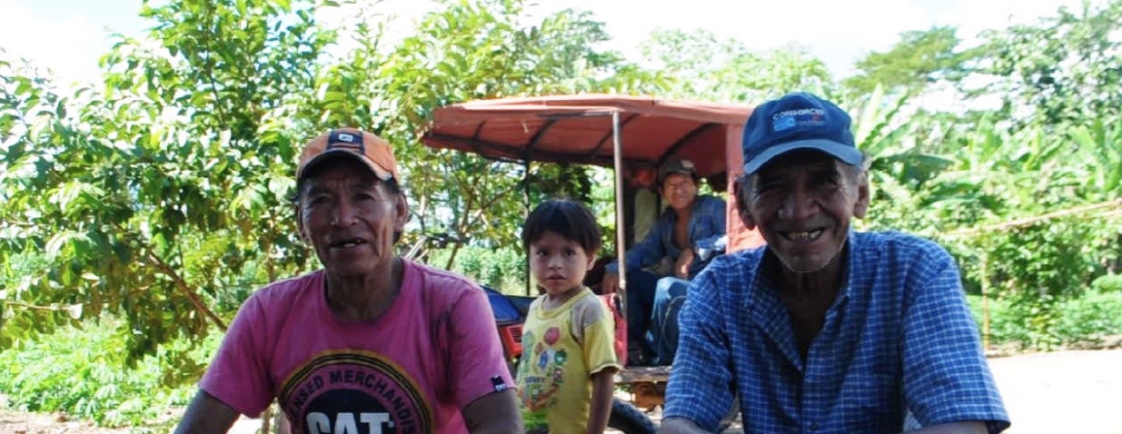 Manuel (right) and his brother.