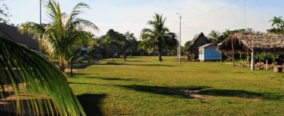 Santa Clara de Uchunya’s main street.